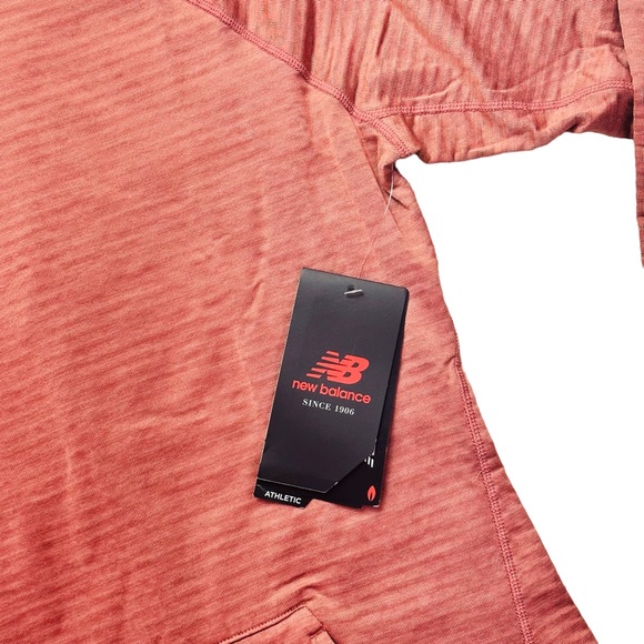 New Balance Heat Grid Hoodie - Washed Henna Heather - Picture 7 of 8